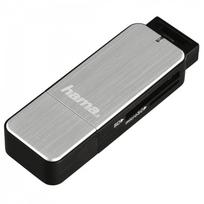 Kitas kompiuterio priedas Hama  Hama USB 3.0 Multi Card Reader SD/microSD Alu black/silver