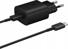 Adapteriai Samsung  EP-TA800EBE + EP-DG980BBE Samsung 25W Travel Charger + USB-CUSB-C Data Cable Black (OOB Bulk)