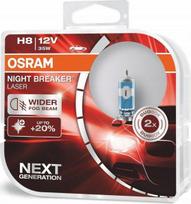 Automobilių priedai Osram  Osram Night Breaker Laser +150% 2 gen H8 12V 35W duobox