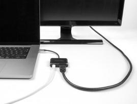 Kabelis Delock  Delock USB Type-C Trademark  Adapter zu HDMI (DP Alt Mode) 8K mit HDR und Power Delivery 100 W
