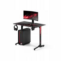 Mažas žaidimų stalas 100 cm + laikikliai ir kilimėlis DIABLO X-MATE 1000 juodas