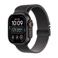 Apple Watch Ultra 4 MJAU4ET/A 49mm Titanium Milanese Loop, juodas