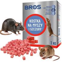 „BROS“ jaukas kubeliais pelėms ir žiurkėms, 1 kg – veiksminga apsauga