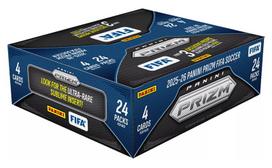 Futbolo kortelės Panini Prizm FIFA Soccer 2025/2026 Retail Box, 96 vnt.