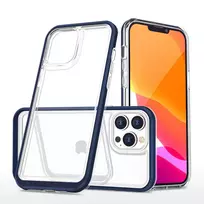 Hurtel Hybrid Armor Clear 3-in-1 phone case for iPhone 13 Pro blue