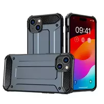 Hurtel Hybrid Armor phone case for iPhone 15 Plus blue