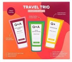 Kūno priežiūros rinkinys Q+A Travel Trio, 3 vnt.