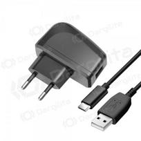 Telefono įkroviklis Blue Star Lite 10 W USB-A su USB-C laidu juodas