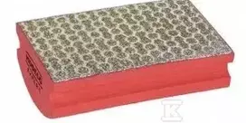 Modeco Deimantinė kempinė P60 keramikai, gresui, stiklui