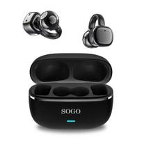 Bevielės Ausinės (Bluetooth, į ausis, juodos) Sogo ALT-SS-8189