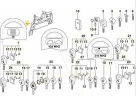 Bmw E36 3 Priekinės Duros Išorinės Rankenos Originalus 51218205293