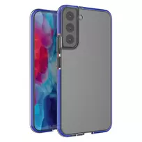 Hurtel Spring Case gel case with colored frame for Samsung Galaxy S22+ (S22 Plus), black