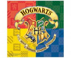 Popierinės servetėlės ​​Harry Potter Hogwarts Houses, 33 x 33 cm