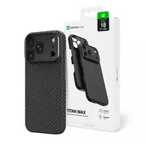 AmazingThing Titan Max Lens phone case with MagSafe support for iPhone 18 Pro Max black