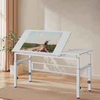 Brėžimo stalas, reguliuojamas aukštis 77-100cm, kampas 0-60°, 1 vnt