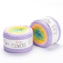 YarnArt Flowers siūlai mezgimui, 2vnt, spalvoti, spalvos kodas: 285