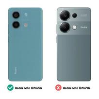AVIZAR dėklas, skirtas Xiaomi Redmi Note 13 Pro 5G - Minkštas silikonas - Sustiprinta fotoaparato apsauga - Mėlyna