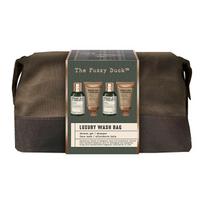 Baylis & Harding Gift set in a cosmetic bag Bergamot, Hemp & Sandalwood 4 pcs Barzdos priežiūra
