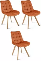 Leobert Biuro kėdė 360, sukama, vario spalvos, 86 × 53 × 59 cm, 3 vnt.