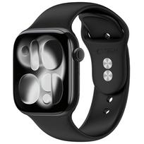 Dirželis Tech-Protect Silicone Apple Watch 8 / 9 / 10 / 11 / 12 / SE / Ultra (44 / 45 / 46 / 49 mm), juodas