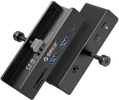 Orico Aktywny hub USB-C 10Gbps, PowerDelivery 60 W, przykręcany, 2x USB-A, czytnik SD, USB-C, Black (MH5PCM-10-BK-BP) | MH5PCM-10-BK-BP | 6942227134783
