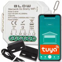 Garažo ir įvažiavimo vartų valdiklis BLOW WiFi Tuya su jutikliais