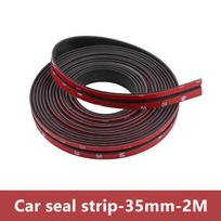 SEAMETAL Automobilio Priekinio Stiklo Stogo Sandarinimo Juosta Guminė Automobilio Priekinio Galinio Stiklo Krašto Sandarinimo Juostelės Neperšlampamos Apsauginės Juostelės nuo Dulkių 35mm*2M juoda