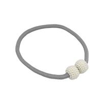 Magnetic Curtain Tiebacks,Decorative Curtain Tie Back Buckles Holdbacks Holders Hooks Clip for Home Outdoor Bedroom gray