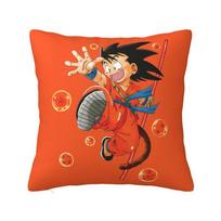 Custom Modern Dragons Ball Goku Cushion Cover Velvet Anime Manga Throw Pillow Case 30cmx30cm