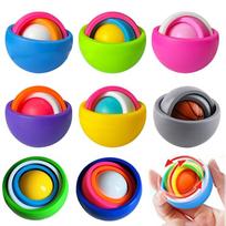 Ball Fidget Spinner ADHD Autism Stress Relief Finger Toy Spinner 3D Ball Sensory Toys for Kids Adult Party Favors Gifts yellow