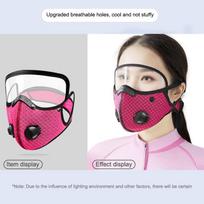 Dviračių veido kaukė su filtru, akiniais nuo dulkių, sportinė, plaunama, daugkartinio naudojimo veido kaukė vyrams, bandana, aktyvuotos anglies filtrai pilka spalva