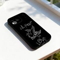 L-Lil P-Peep Star Shopping Phone Case Silicone Black Soft For iPhone 17,16,15,14,13,12,11,Pro,Max,Plus,E,SE4,Air,Mini iPhone16promax black