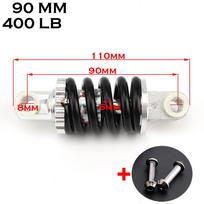 90/100/115/125/150/170/180/190/200/215MM Rear Suspension Shock For 47cc49CC Super Minimoto ATV Electric Scooter Mini Pocket Bike 90MM-400LB black