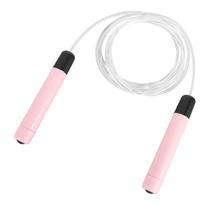 Luminous Jump Rope Lightweight Ergonomic RGB LED Light Up Skipping Rope for Kids Adults Fitness Gym Pink