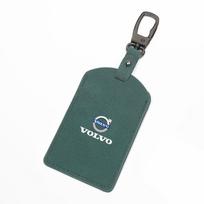 Suede automobilio išmanioji NFC kortelės raktų dėklas Apsauginis aksesuaras Volvo ES90 EC40 EX40 EM90 XC90 V90 V60 XC60 V40 S80 S60 gray
