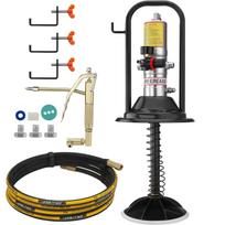 VEVOR Grease Pump, 50:1 Pressure Ratio Air Operated Grease Pump with 13 ft High Pressure Hose and Grease Gun, Pneumatic Grease Pump with Barrel Cap 69 x 32 x 32 cm