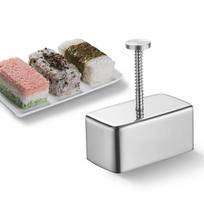 Nerūdijančio plieno sušių formos ryžių rutuliukų formelės Bento įrankis Onigiri formelės didelės japoniškos virtuvės įrankiai sušių priedai 3 white