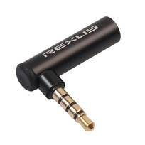 3.5mm Male-To-Female 90 Degree Turn Headphone Microphone Audio Adapter Suitable For Aple Suitable for Android Phone PCGood product 1PCS