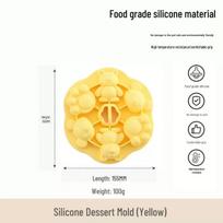 Silicone Cat Paw Cake Mold for Infants & Toddlers - Baby Food Baking & Steaming Tool Model 1 yellow