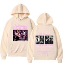 Singer Ed Sheeran Loop Tour  Printed Hoodie Men Women Hip-hop Sweatshirt Long-sleeved Casual Harajuku Pullover Streetwear S beige