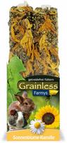 Grūdų nenaudojami saulėgrąžų ir ramunėlių skanėstai JR Farm, 140 g