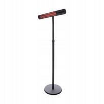 Infraraudonųjų spindulių šildytuvas SUNRED RD-DARK-25S, stovimas, 2500 W, juodas