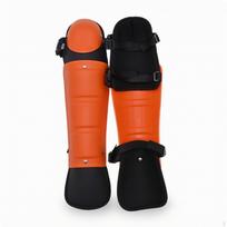 SturdyOuter Mowing Shin Guards | ImpactResistant, vegetation Eating Leg Protectors, for Brush red
