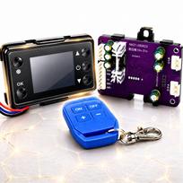LCD ekranas su valdikliu ir nuotolinio valdymo pultu autonominiam šildytuvui