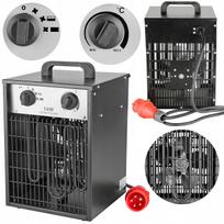 Elektrinis šildytuvas, 5 kW, su ventiliatoriumi ir reguliavimu