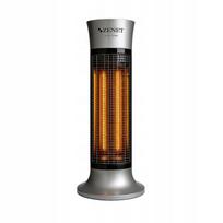 Infraraudonųjų spindulių šildytuvas Zenet ZET-516, 1000 W, sidabrinis, nešiojamas