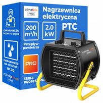 Keraminis elektrinis šildytuvas 2000W EHP-2 su termostatu