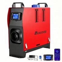 Automobilio šildytuvas MUDIRO 8kW, 12V/24V/230V, su LCD ekranu ir nuotoliniu valdymu
