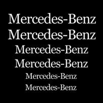 6 VNT Automobilio Lipdukai Stabdžių Suporto Lipdukai Mercedes Benz W205 C180 W167 A B C E Klasės W166 W212 W213 W246 W176 GLE GLK Dekoravimui white