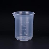 10 vnt 50 ml plastikinis graduotas matavimo puodelis, skirtas skysčio matavimo indui Clear gray